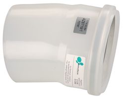 Enkelwandige rookgasbocht, Bosch AZB 719/1, 15°, Ø125mm, kunststof, met lipring